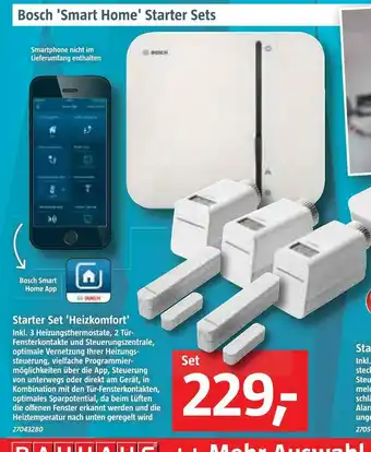 Bauhaus Bosch starter set 'heizkomfort' Angebot