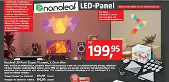 Bauhaus Nanoleaf led-panel shapes triangles, 2. generation Angebot