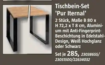 Bauhaus Tischbein-set 'pur iternal' Angebot