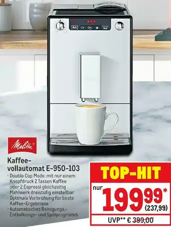 METRO Melitta kaffeevollautomat Angebot