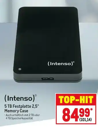 METRO (intenso) 5 tb festplatte 2,5“ memory case Angebot