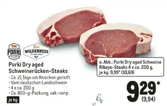 METRO Porki dry aged schweinerücken-steaks Angebot