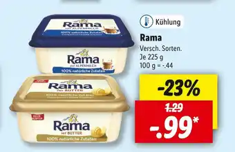 Lidl Rama margarine Angebot