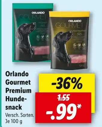 Lidl Orlando gourmet premium hundesnack Angebot