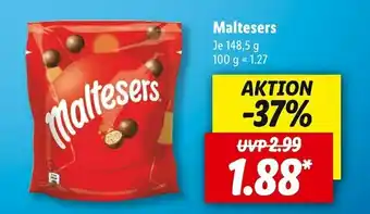 Lidl Maltesers schokokugel Angebot