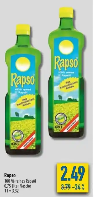 diska Rapso 0,75L Angebot