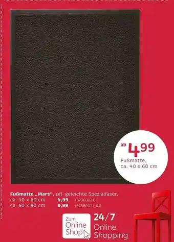 XXXLutz Fußmatte „mars“ Angebot