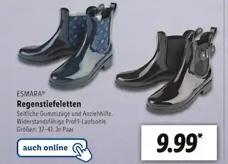 Lidl Esmara regenstiefeletten Angebot