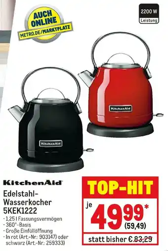 METRO Kitchenaid edelstahl-wasserkocher Angebot