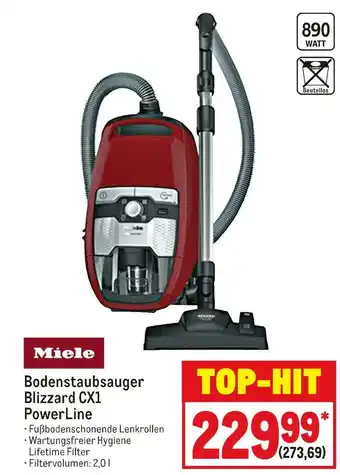 METRO Miele bodenstaubsauger blizzard cx1 powerline Angebot