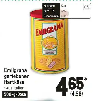 METRO Geriebener hartkäse Angebot