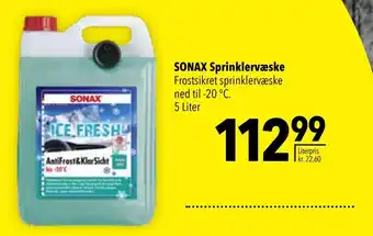 CITTI Markt SONAX Sprinklervæske Frostsikret sprinklervæske ned til -20 °C. 5 Liter Angebot