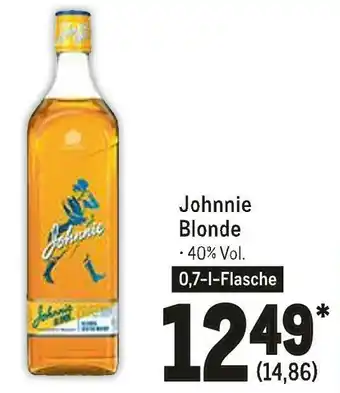 METRO Johnnie blonde scotch whiskey Angebot