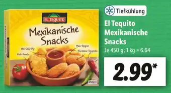 Lidl El tequito mexikanische snacks Angebot