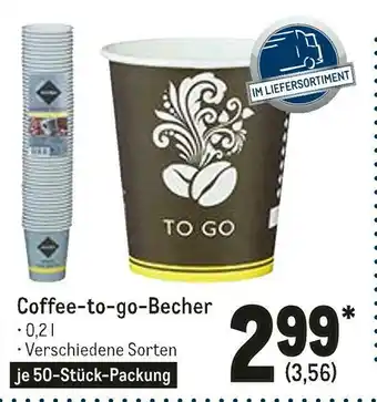 METRO Coffee-to-go-becher Angebot