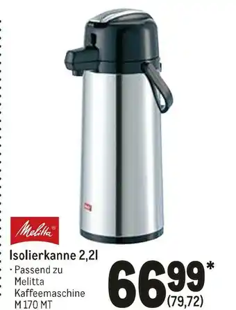 METRO Melitta isolierkanne Angebot