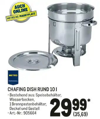 METRO Metro professional chafing dish rund 10 l Angebot