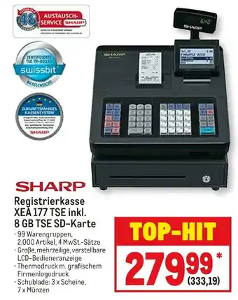 METRO Sharp registrierkasse Angebot