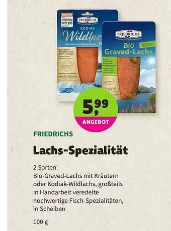 Biomarkt Friedrichs Lachs-spezialtät Angebot