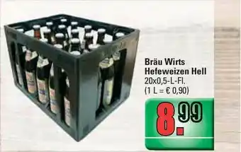 Profi Getränke Bräu Wirts Hefeweizen Hell Angebot