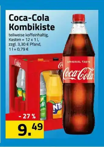 Logo Getränkemarkt Coca-cola Kombikiste Angebot