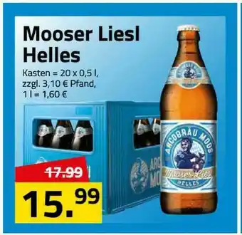 Logo Getränkemarkt Mooser Liesl Helles Angebot