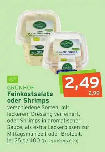 Naturgut Grünhof Feinkostsalate Oder Shrimps Angebot