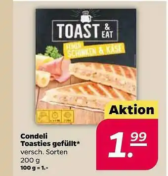 NETTO Condeli Toasties Gefüllt Angebot