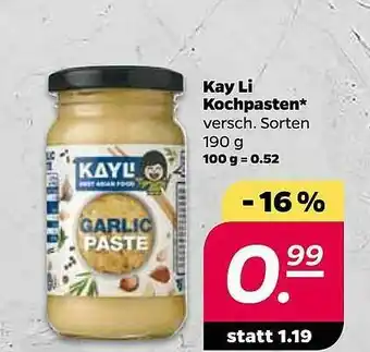 NETTO Kay Li Kochpasten Angebot