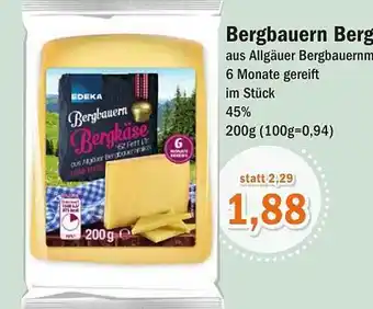 Aktiv Irma Bergbauern Bergkäse Angebot