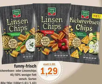 Aktiv Irma Funny-frisch Kichererbsen- Oder Linsenchips Angebot