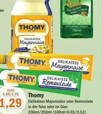 Aktiv Irma Thomy Delikatess Mayonnaise Oder Remoulade Angebot