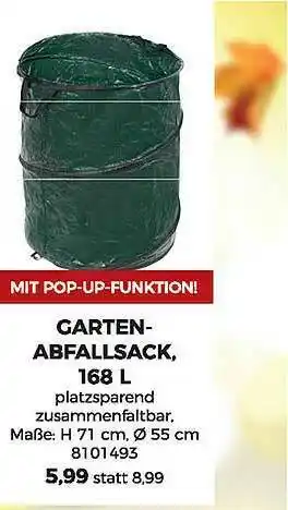 BBM Baumarkt Garten-abfallsack 168l Angebot