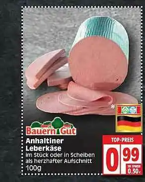 Edeka Bauern Gut Anhaltiner Leberkäse Angebot