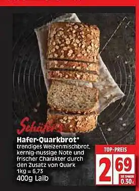 Edeka Schüfer's Hafer-quarkbrot* Angebot