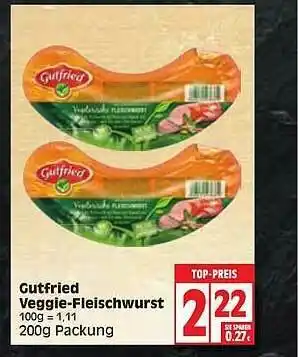 Edeka Gutfried Veggie-fleischwurst Angebot