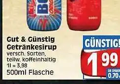 Edeka Gut & Günstig Getränkesirup Angebot