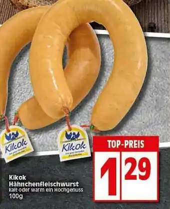 Elli Markt Kikok Hähnchenfleischwurst Angebot