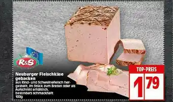 Elli Markt R&s Neuburger Fleischkäse Gebacken Angebot