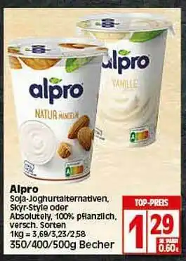 Elli Markt Alpro Soja-joghurtalternativen Angebot