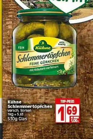 Elli Markt Kühne Schlemmertöpfchen Angebot