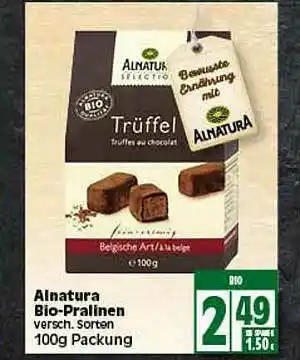 Elli Markt Alnatura Bio-pralinen Angebot