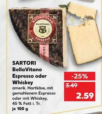 Kaufland Sartori Bellavitano Espresso Oder Whiskey Angebot