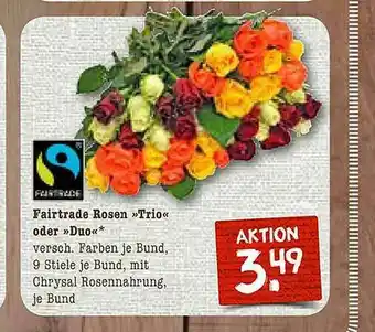 nahkauf Fairtrade Rosen „trio” Oder „duo” Angebot