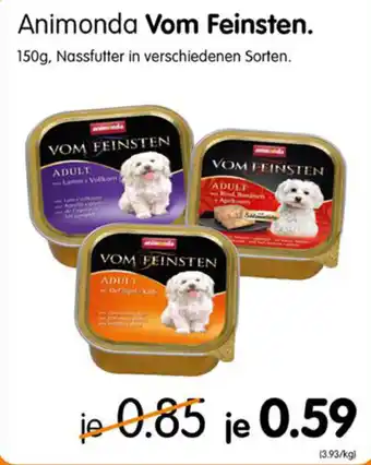 MegaZoo Animonda Vom Feinsten 150g Angebot