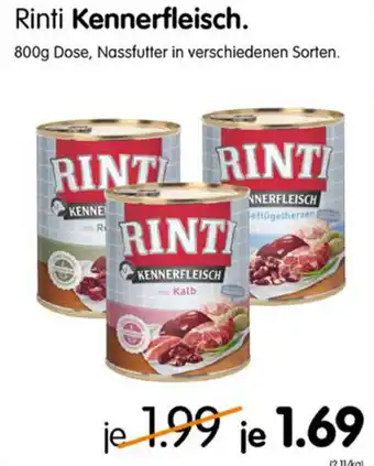 MegaZoo Rinti Kennerfleisch 800g Angebot