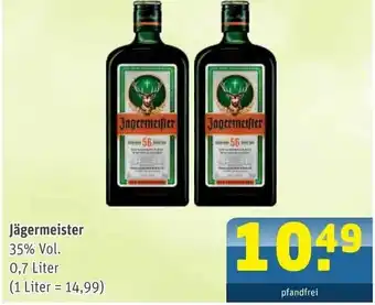 Getränke Arena Jägermeister 0,7L Angebot