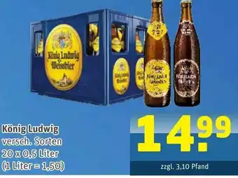 Getränke Arena König Ludwig 20x0,5L Angebot