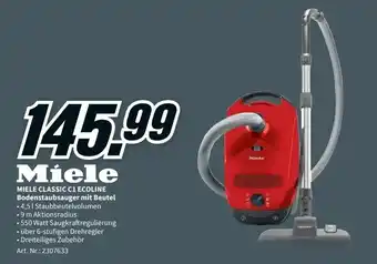 MediaMarkt Miele Classic C1 EcoLine Bodenstaubsauger mit Beutel Angebot