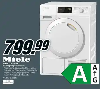 MediaMarkt Miele TCB150WP Wärmepumpentrockner Angebot